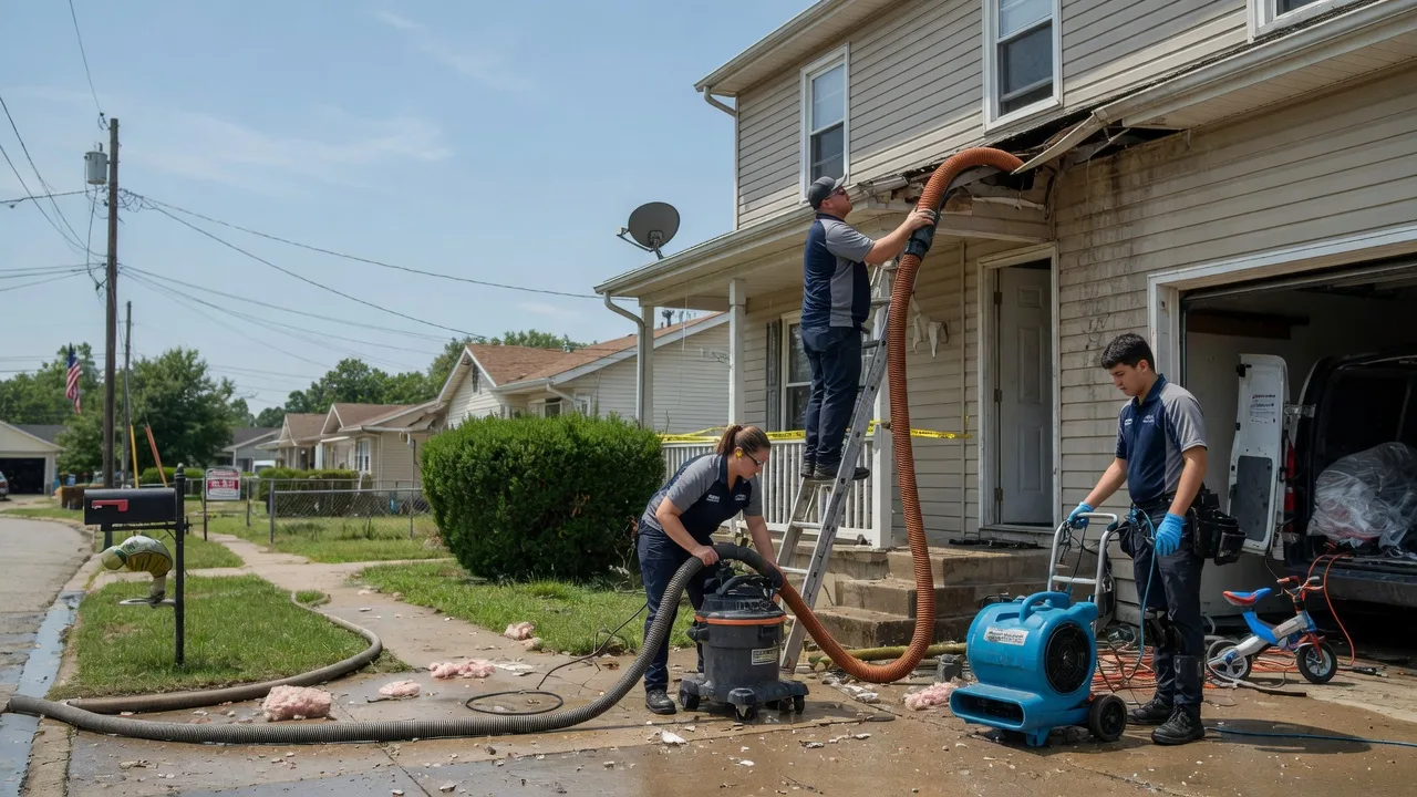 Water Damage Restoration in New London, MO near me